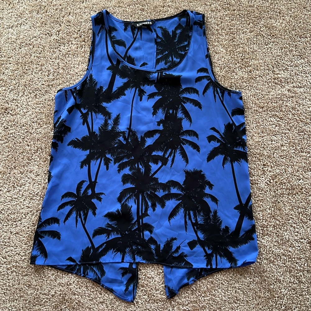 Like New Express Open Back Tropical Tank